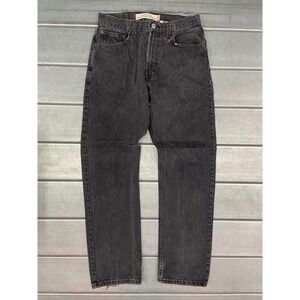 Levis‎ Regular Fit Jeans Mens 30X32 Black Wash Denim Straight Leg